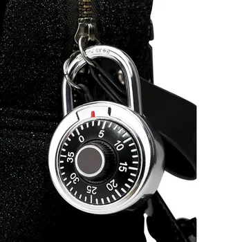

45mm Mechanical combination lock Dial Small padlock for Luggage/Bag/Backpack/Drawer Perfect and lockers Locking