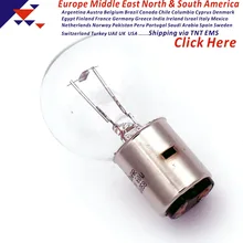 DONAR DN-60858 12 в 60 Вт BA20D двойной контакт байонетный светильник накаливания OQ-348 Zeiss 3800-18-2500 микроскопа лампа