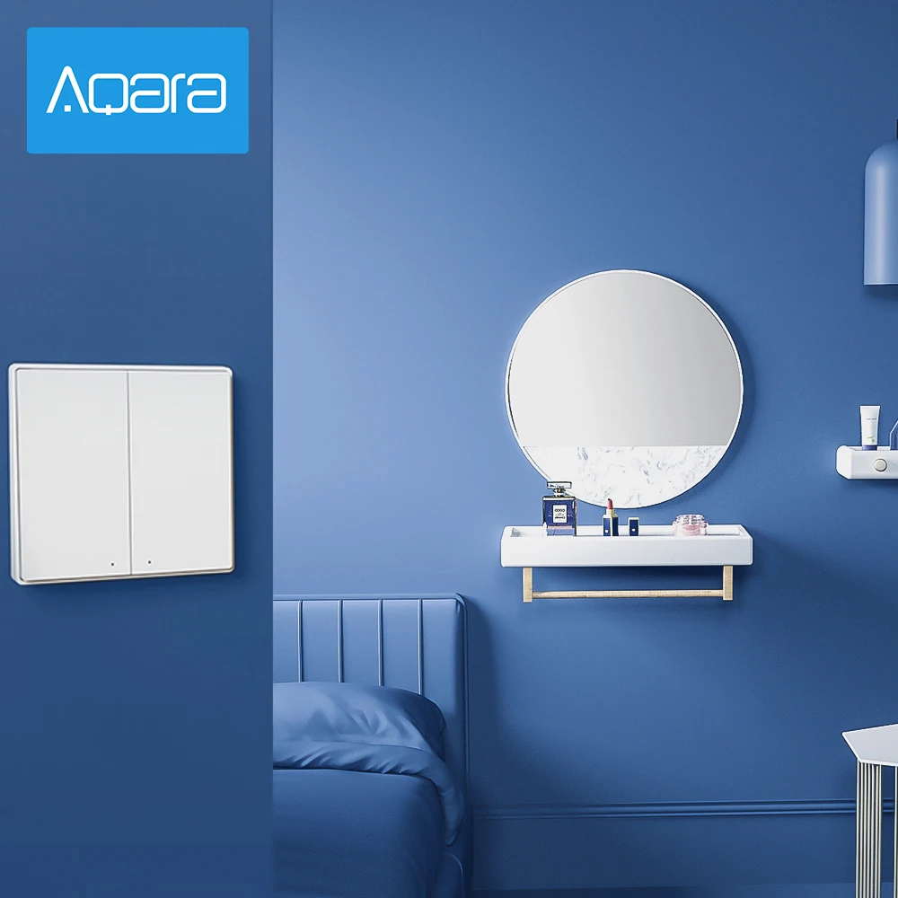 Aqara Mijia умный Wifi переключатель светильник управление одиночный пожарный провод