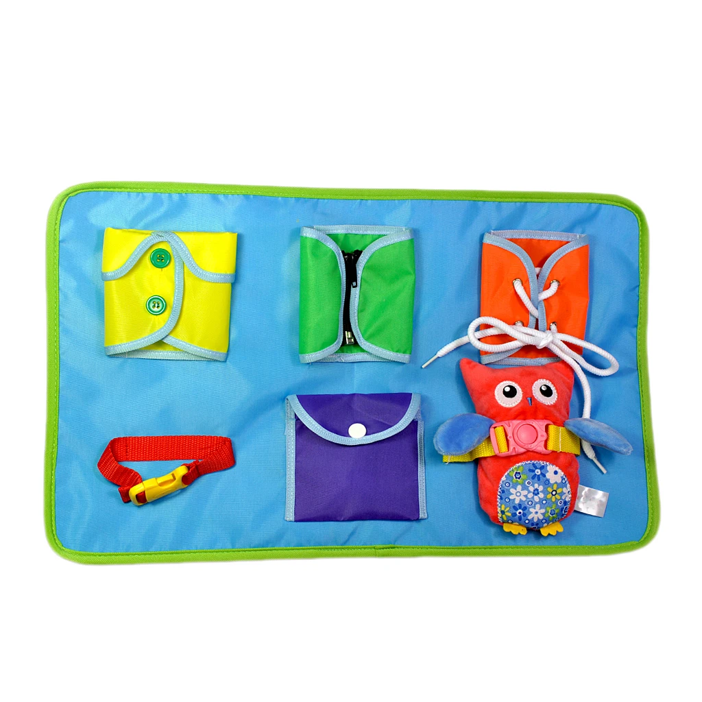 Early Learn Basic Life Skills , Learn to Dress Board , Kids Baby Toy