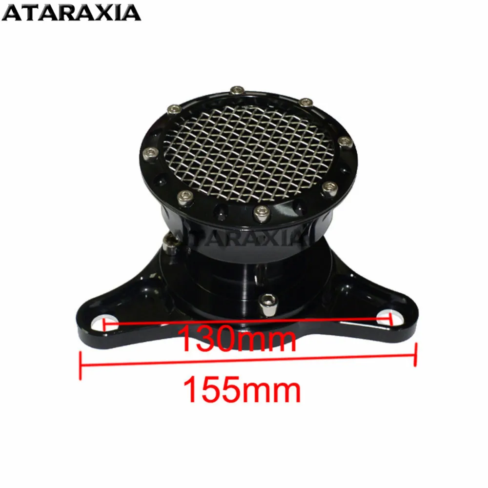 Motorcycle CNC Black Velocity Stack Air Cleaner Intake Filter CNC Aluminum For Harley Sportster 883 1200 XL 48 72 1991-