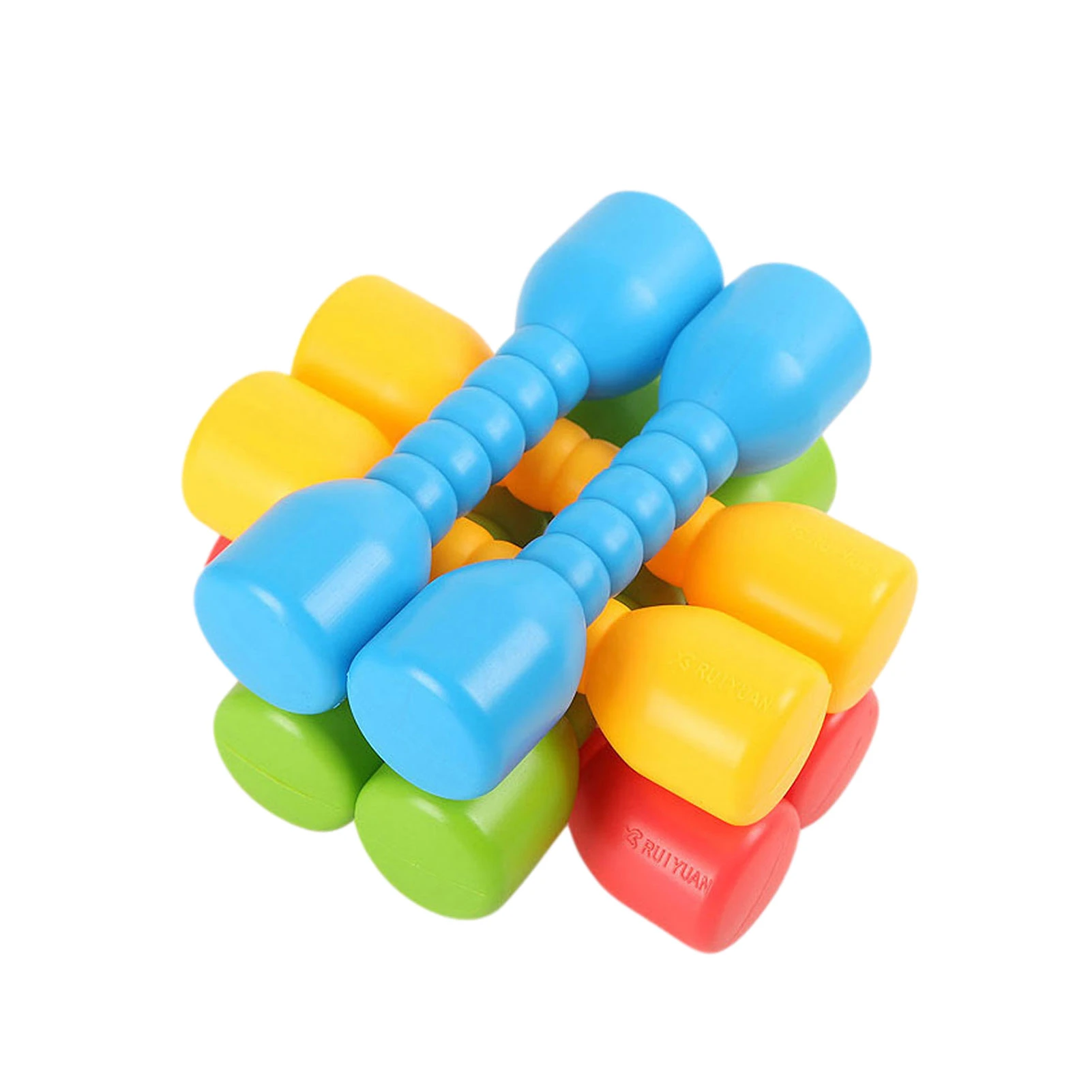 2PCS Children Dumbell Plastic Fitness Equipment Kids Training