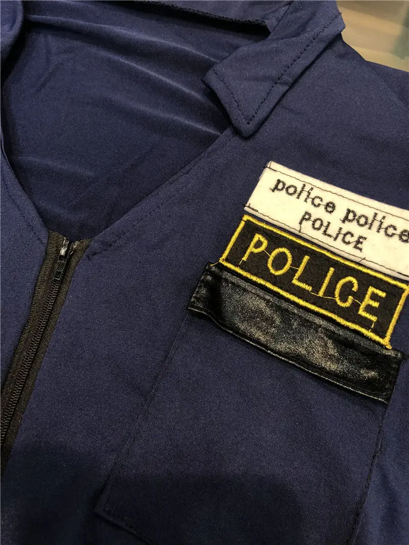 Sexy Police Woman Performing Suit Cosplay Costume Set Uniform For Halloween Temptation Prom Night Club Outfit