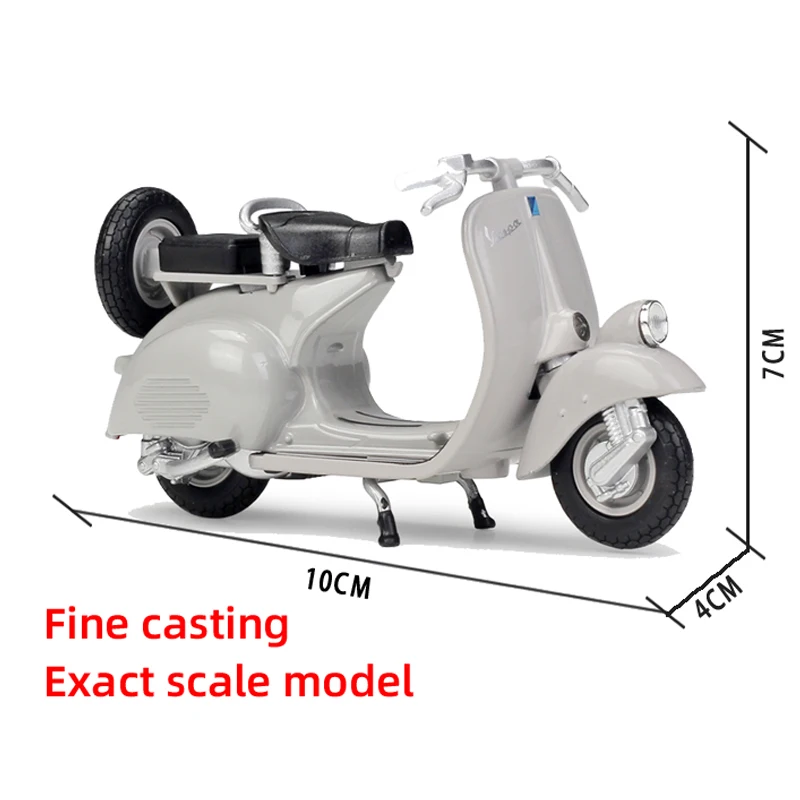 WELLY 1:18 1953 VESPA 125CC сплав литой мотоцикл модель гибкие вращающиеся колеса игрушка