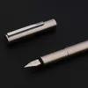 Nouveau haute qualité en acier inoxydable stylo plume 0.38mm signature stylo calligraphie stylo papeterie bureau fournitures scolaires écriture ► Photo 2/6