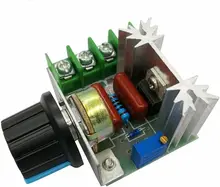 Régulateur de tension à LED, 110V 220 V 2000W 4000W 5000W 10000W 220 W SCR, contrôleur de vitesse 12V, Module d'alimentation