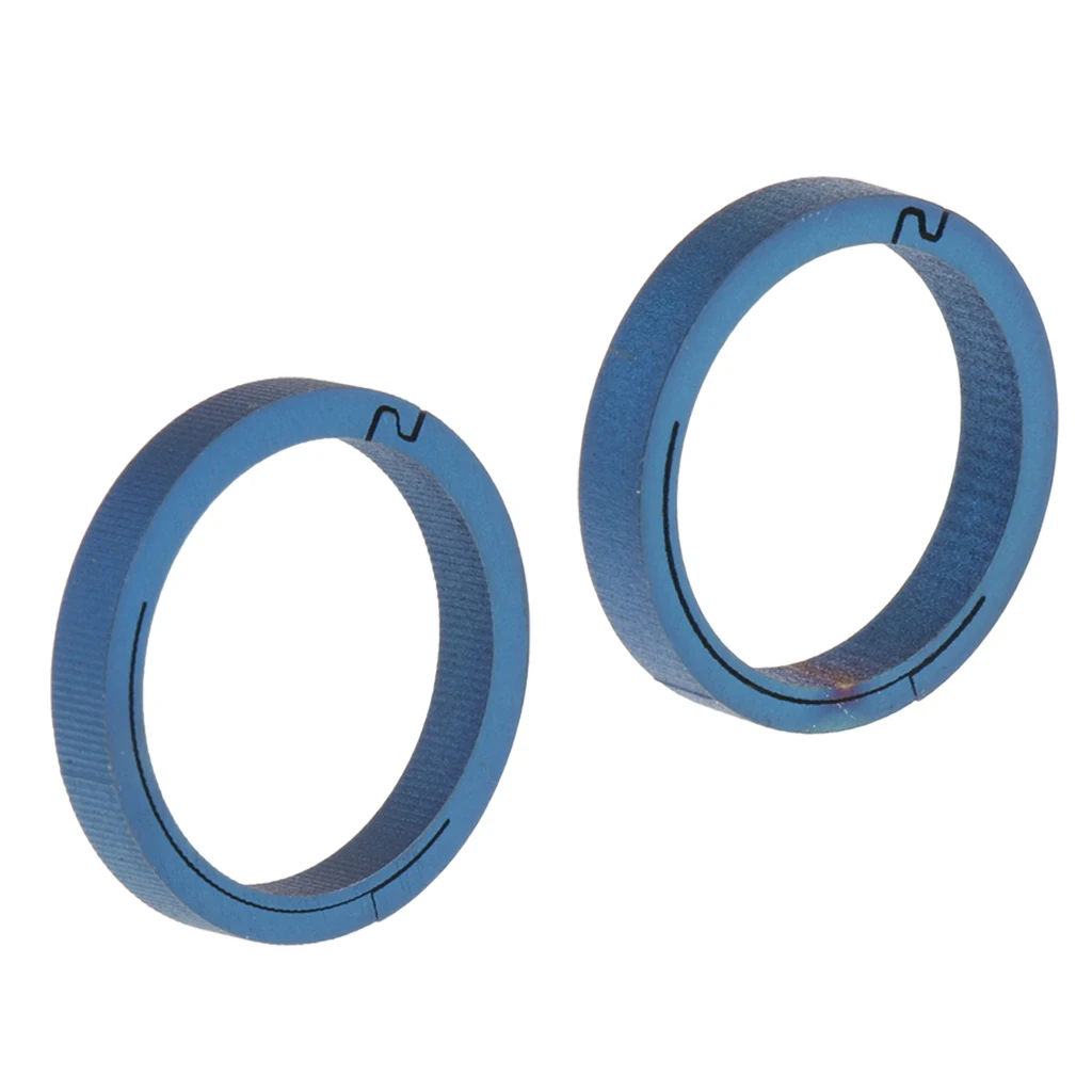 2pcs Titanium Round Carabiners Ring Buckle Snap Hook Keychain Clip for Picnic BBQ Backpacking Travel Garden