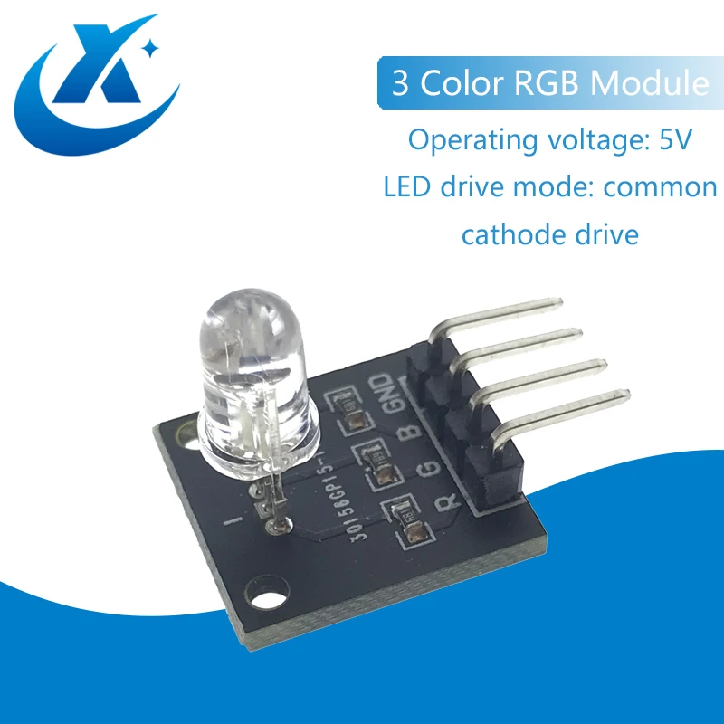 1 шт. умная электроника FZ0455 4pin KEYES KY 016 три цвета 3 RGB светодиодный модуль датчика