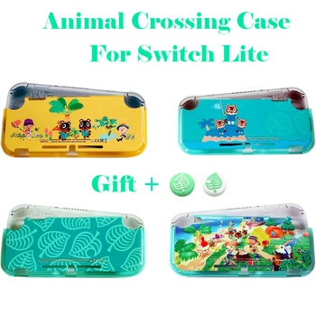 

Animal Crossing Protective Hard Shell Case Nintend Switch Lite Cover Shell Leaf Case for Nitendo Switch Lite Game Accessories