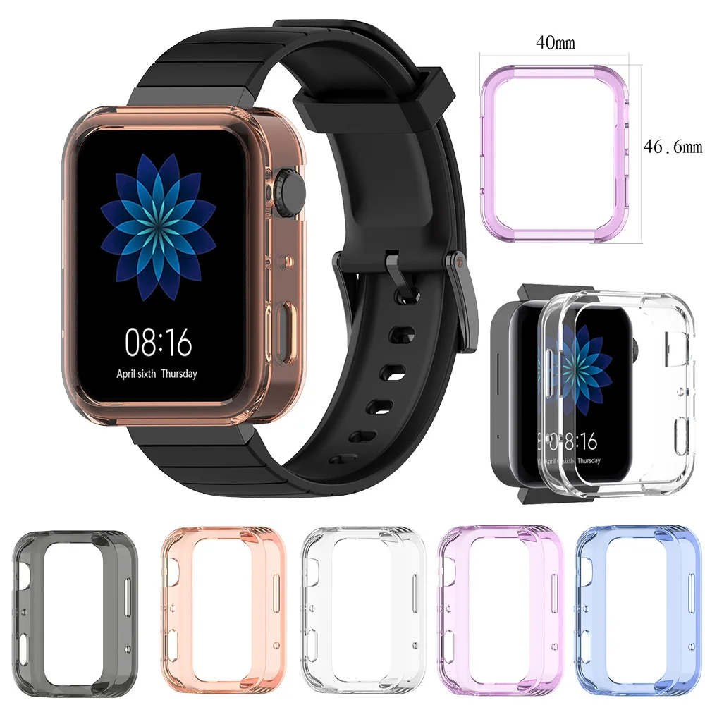 For Xiaomi MI Smart Watch Silicone Shockproof Protective Case Cover