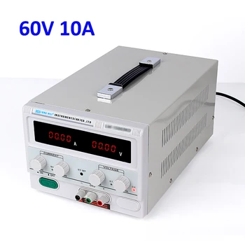 

DC 60V 10A 0.01A 0.01V Bench Power Supply Adjustable Professional LAb Precision Support AC 110V-230V Power-Supply