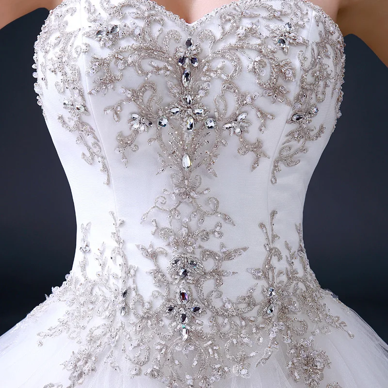 Vestido de noiva, Сексуальное Милое винтажное Свадебное бальное платье с кристаллами и бисером, платье для матери невесты