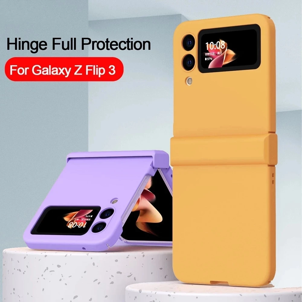 For Samsung Galaxy Z Flip 3 5g Case Hinge Full Protection Ultra Thin