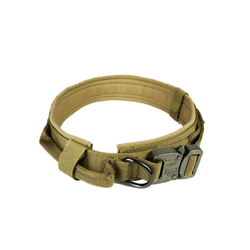 

Dog Collar Pets Dog Collars Leash Adjustable Military Tactical Control Handle Training Pet Cat Dog Collar For dog Perros grandes