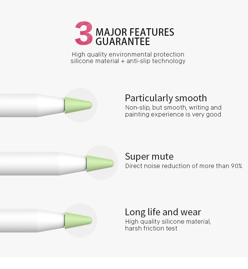 8 шт. цветов силиконовый мягкий сменный наконечник чехол колпачок для наконечника кожи для Apple Pencil 1-й 2-й стилус ручка для тачскрина Насадка На глушитель чехлы