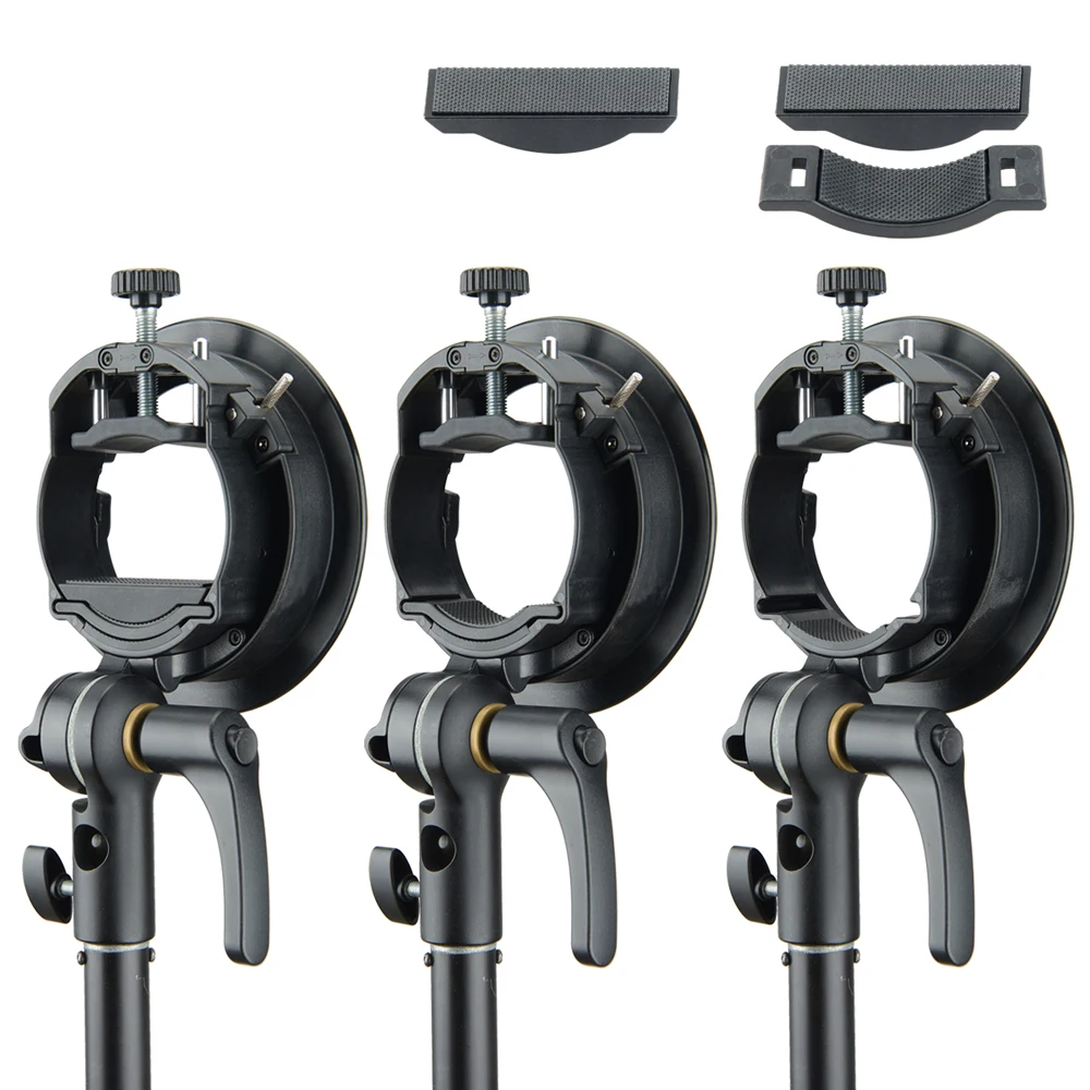 Godox S2 Speedlite Bracket S1 обновленный держатель для вспышки Bowens s-типа для Godox V1 V860II AD200 AD400PRO TT600 Snoot софтбокс