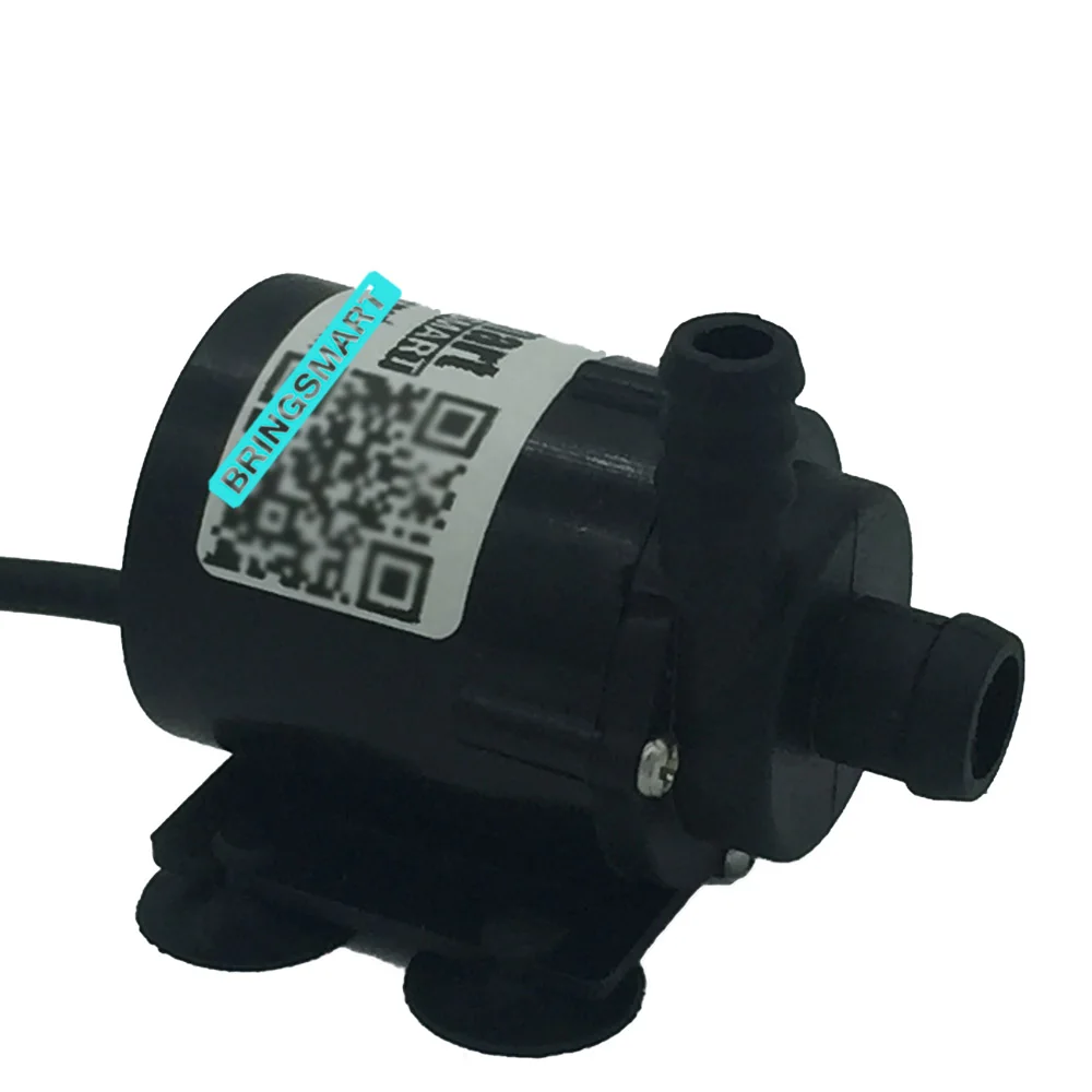 

SR160B Miniature Booster Pump Tank 12V Fountain Circulator Water 140-200L/H Solar Water Pump 1.5-2.1M USB Circulation Aquarium