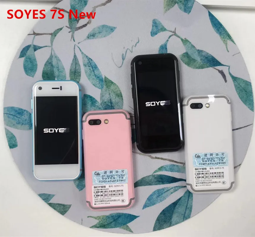 SOYES XS / XS11 /7S 4G LTE Android Mini Smartphone Quad Core Dual Sim Wifi Unlock Small Mobile Phone Google Play Store Free Case
