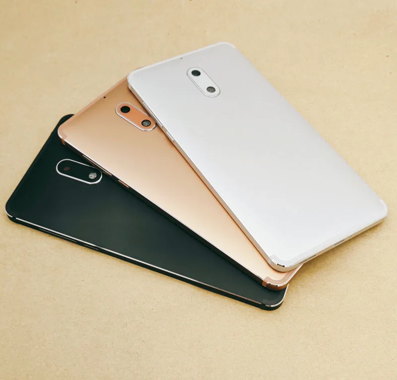 Nokia 6 电盖单卡黑45金40白35 双卡白35 09
