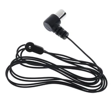 Antena fm macho para som natural receptor estéreo para rádio fm/hi-fi/dab/tv uso interno preto novo