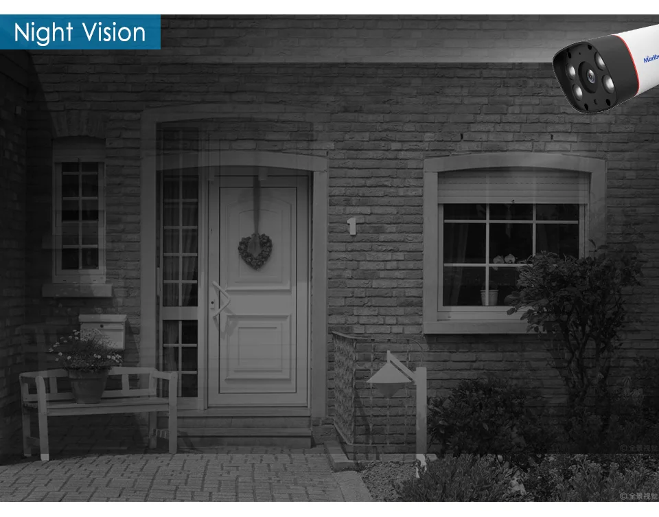 Marlboze 1080P наружная внутренняя wifi камера водонепроницаемая цилиндрическая ip-камера веб-камера приложение ночного видения дистанционное управление домашняя камера
