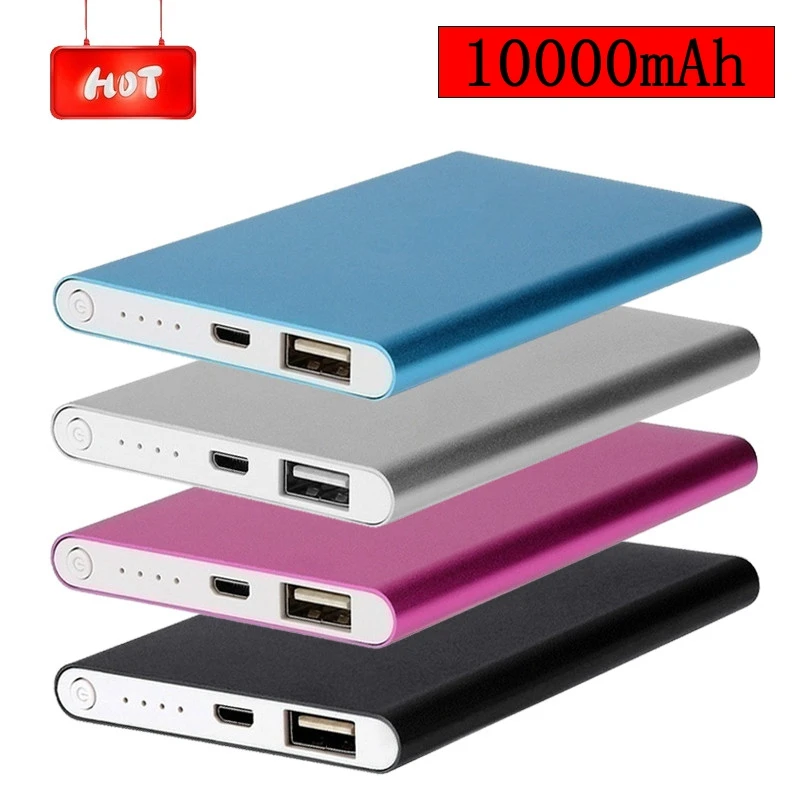 10000mah Power Bank Ultra-thin Portable Charger USB Mobile External Battery Powerbank for Xiaomi Samsung - ANKUX Tech Co., Ltd