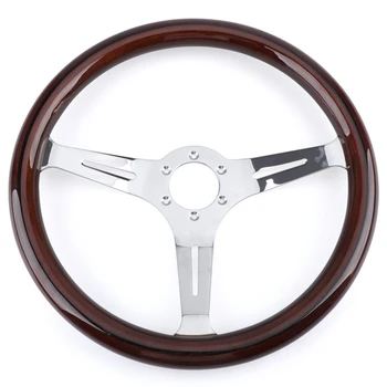 

Universal 380mm 15 Inch Grant Classic Nostalgia Style Wood Grain Steering Wheel