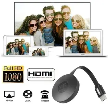 

TWISTER.CK WiFi Wireless Display Dongle HDMI Adapter Portable TV Receiver From Phone to Big Screen 1080P Wireless Airplay Dongle