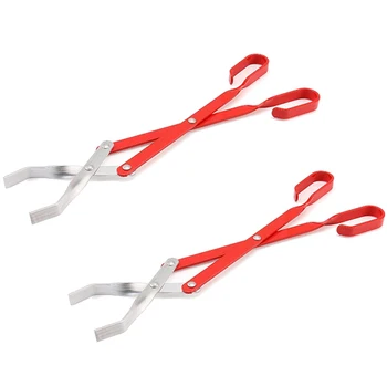 

Grill Bbq Tong Aluminum Scissors Tongs Handle Kitchen Accessories Outdoor Camping Cooking Tools Bbq Clips Clamp 2Pcs