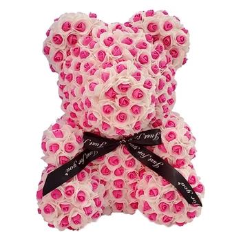 

Big Bear of Roses Colors Artificial Flowers Home Wedding Festival DIY Cheap Wedding Decoration Gift Box Wreath Crafts