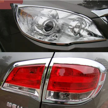 

For Haval H6 2012-2018 ABS Chrome before Headlight frame Rear tail light Decorative frame Fog lamp decoration frameCar styling