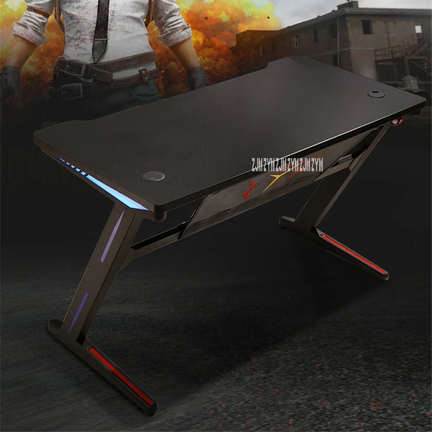 Z-A 1.2m Remote Control RGB Light E-Sports Computer Table Gaming L aptop Desk Profession Steel Fram