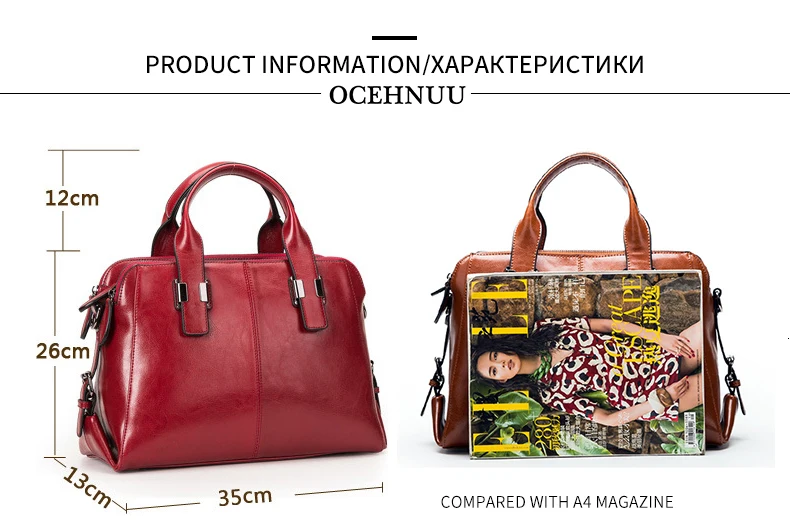 Натуральная кожа, женские роскошные сумки, двойная молния, дизайнерские сумки, женские сумки через плечо, воловья кожа, сумки, Bolsa Feminina