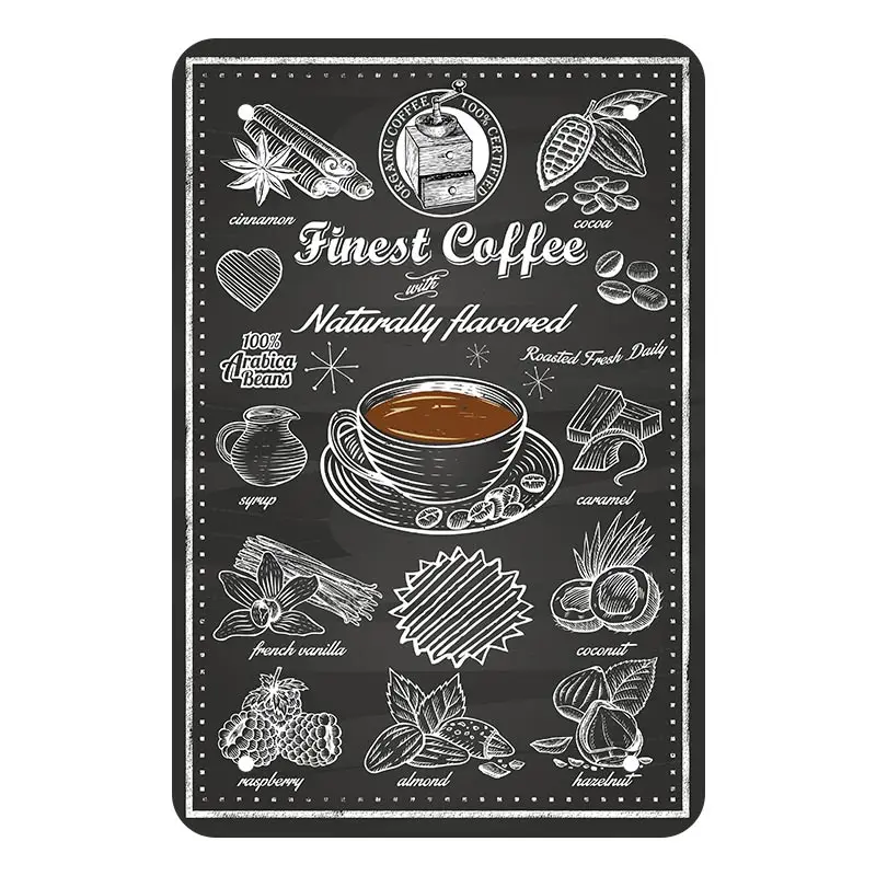Винтажный настенный плакат с металлическим знаком, доска для рисования, таблички для рисования, кафе, кофейня, дом, бар, ретро украшение, настенные тарелки - Цвет: 141-46