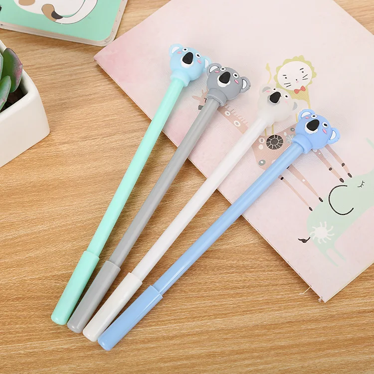 48pcs/set Cartoon Koala Neutral Pen Lovely Study Stationery Plastic Pen
