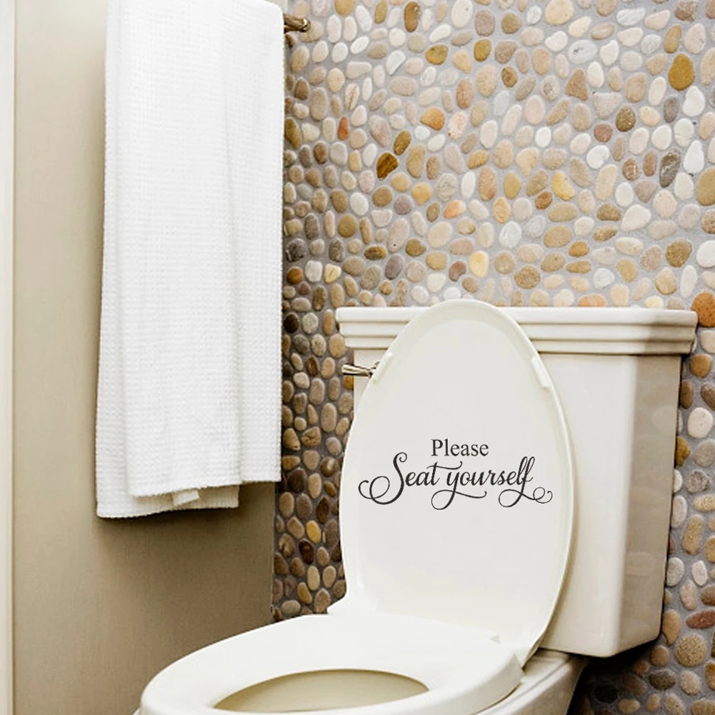 Vivid Toilet Stickers Home Decoration DIY Wc Washroom PVC Posters Kitten Puppy Cartoon Wall Art Decals Vivid Toilet Stickers Home Decoration DIY Wc Washroom PVC Posters Kitten Puppy Cartoon Wall Art Decals