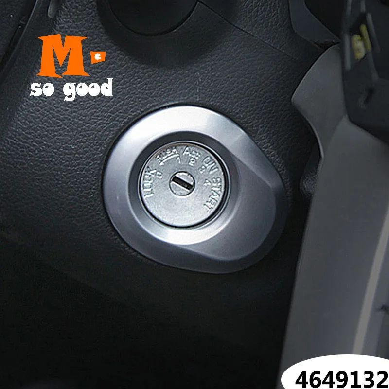 Для Nissan Qashqai J10 2008 2009 2010 11 2012 Матовая Серебристая система запуска ключа зажигатель