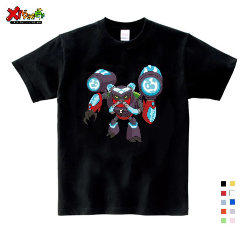 Новинка года; детская футболка Omnitrix Ben 10 оригинальная детская футболка летние топы для маленьких мальчиков и девочек; футболки с героями мультфильмов; Новинка
