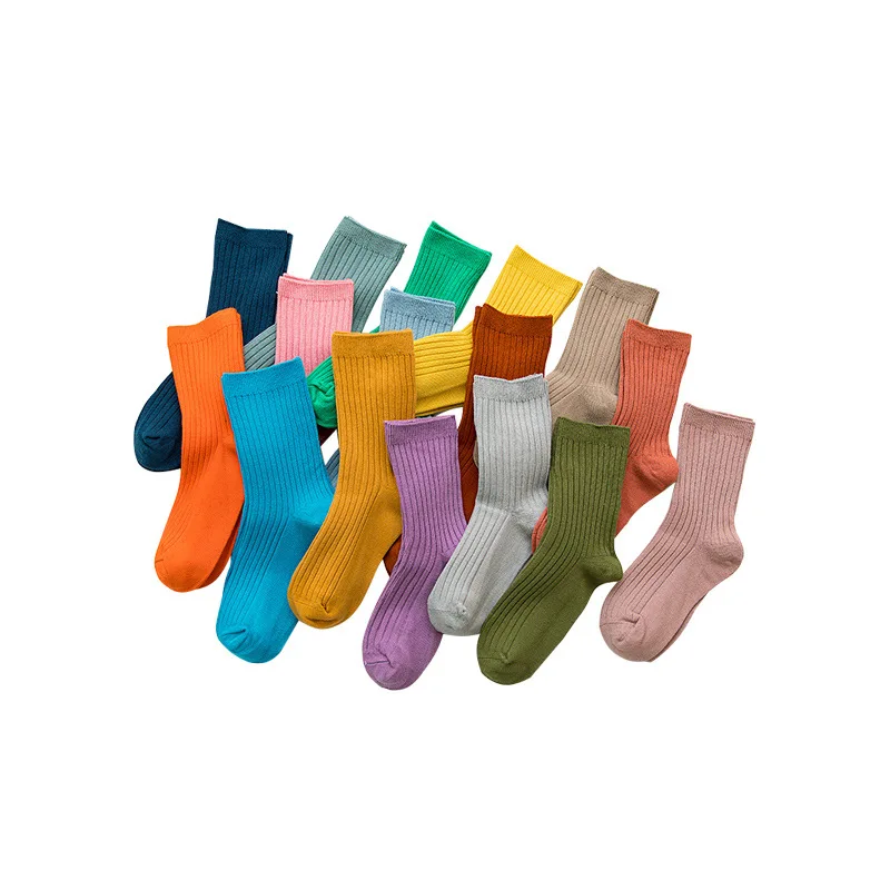 Chaussettes pour enfants, 4 paires/paquet, nouvelle collection