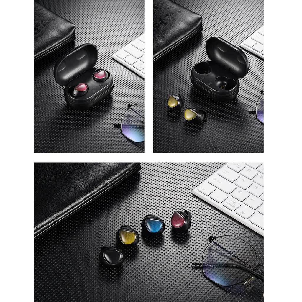 VOBERRY Мини Bluetooth 5,0 Спортивная гарнитура беспроводная водонепроницаемая IPX5 микрофон активное шумоподавление с зарядным устройством 719#2