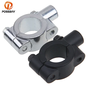 

POSSBAY 8MM 10MM Universal Aluminum Motorcycle Handlebar Mirror Adaptor Holder Mount Brackets Clamps Retrovisor Moto Cafe Racer