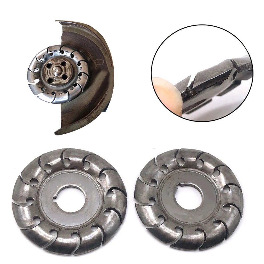 High Speed Steel Angle Grinder Blade Cutting Disk Electrical Accessories Root Carving Durable Hex Cutter Head Polishing Set