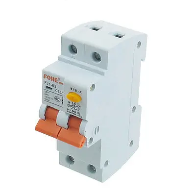 

AC 230V 63A 1 Pole 2P Overload Protection Miniature Circuit Breaker