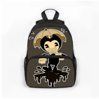 

Fashion Cute Animal Backpacks For School Kids Bendy and The Ink Machine Backpack For Boys Girls Birthday Gift Tyrannosaurus Bag