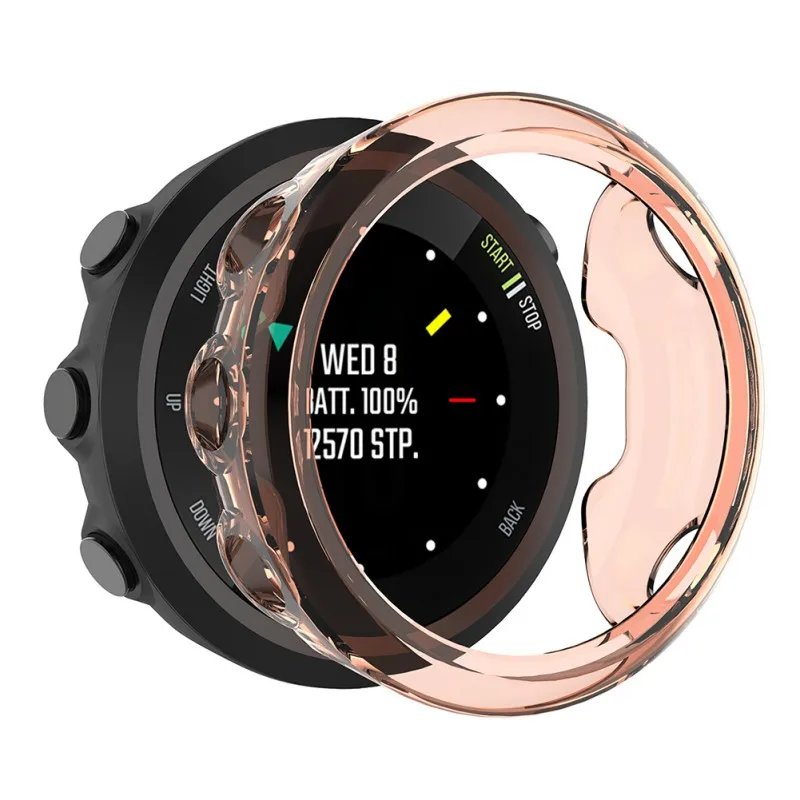 Hockproof прозрачный ТПУ чехол 42 мм совместимый для Garmin Forerunner 45S PC защитный чехол для часов 5 цветов