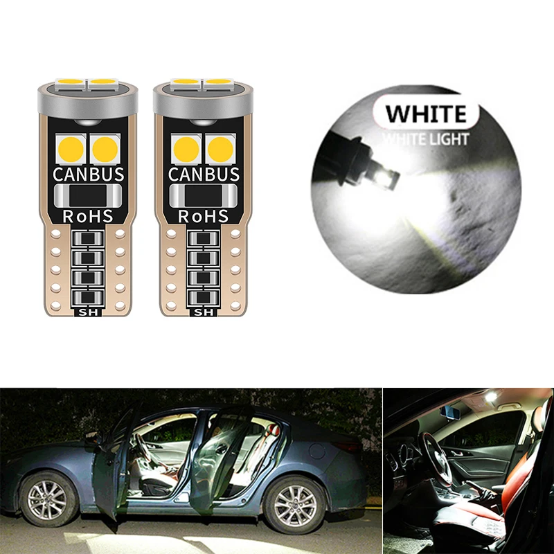 10x T10 W5W Светодиодная Лампочка 194 168 светильник автомобиля для Honda Civic Accord Crv Fit Jazz City