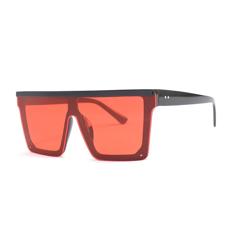 Emosnia, квадратные солнцезащитные очки для женщин, Ретро стиль, уличный авангард, небольшая оправа, солнцезащитные очки для мужчин, для улицы, индивидуальные солнцезащитные очки - Цвет линз: K32446-C4Red