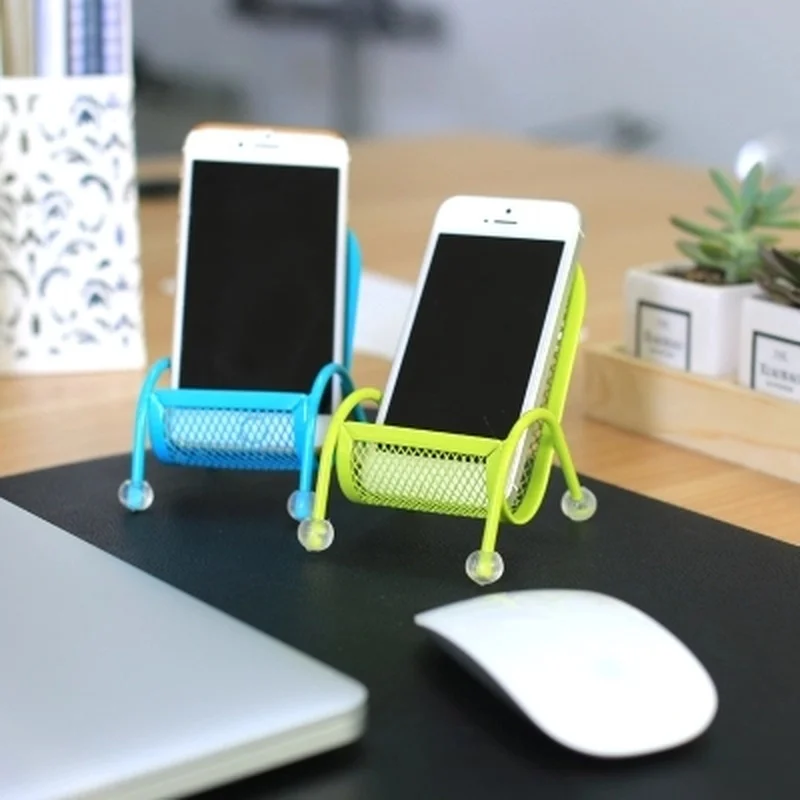 

Universal cute Chair Design Mobile Phone Holder Table Desktop Stand For Smartphone Remote Controller home decoration accessories