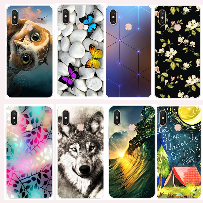 

Cute Rabbit Cool Wolf Owl Printed Cartoon Case For Xiaomi Redmi 5A Case Soft Fashion Tpu Colorful Cases Redmi 5A Case