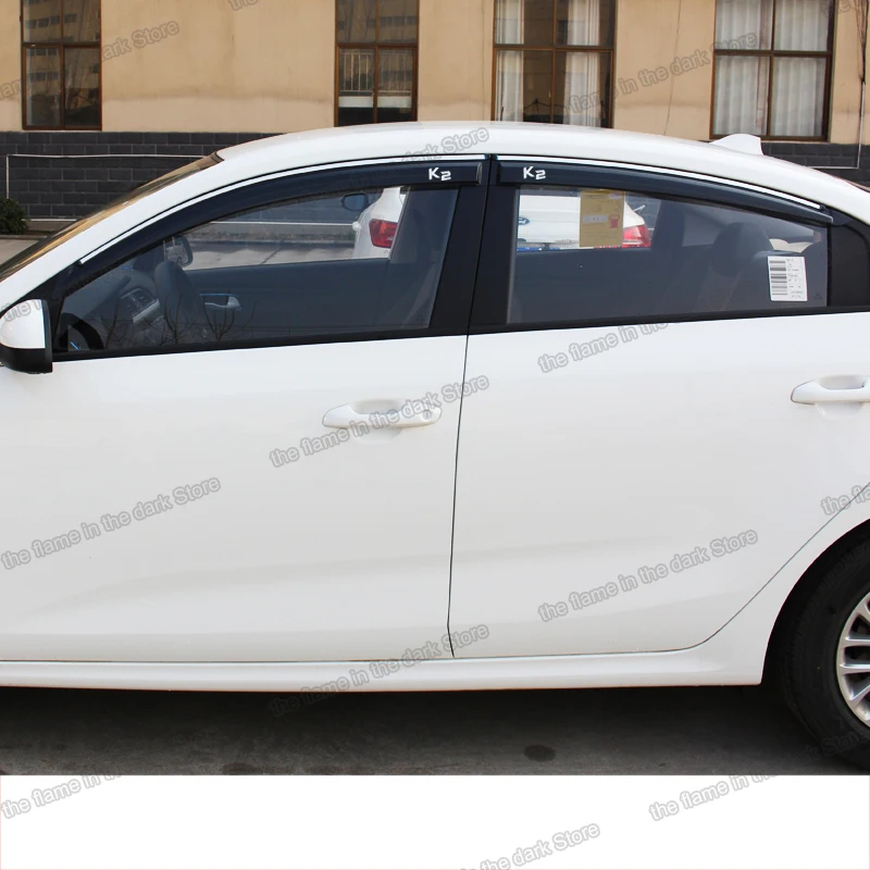 Lsrtw2017 акриловое окно автомобиля дождевой щит для kia rio 2017 2018 2019 k2|Лепнина